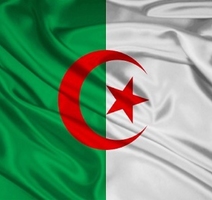 DRAPEAU D'INAUGURATION ALGERIEN 